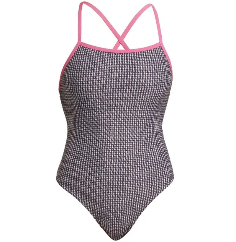Funkita Ladies Tie Me Tight One Piece Dark Hound